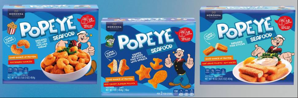 Noronha Pescados lança marca Popeye Seafood para crescer globalmente Noronha Pescados lança marca Popeye Seafood para crescer globalmente