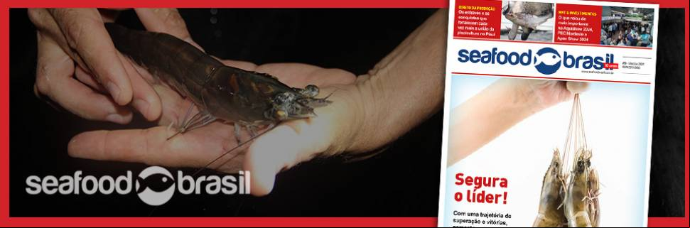 A liderança do camarão cearense na capa da Seafood Brasil #54
